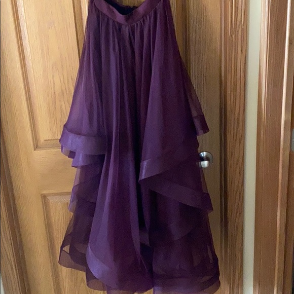 Wine colored prom dress - Picture 2 of 8